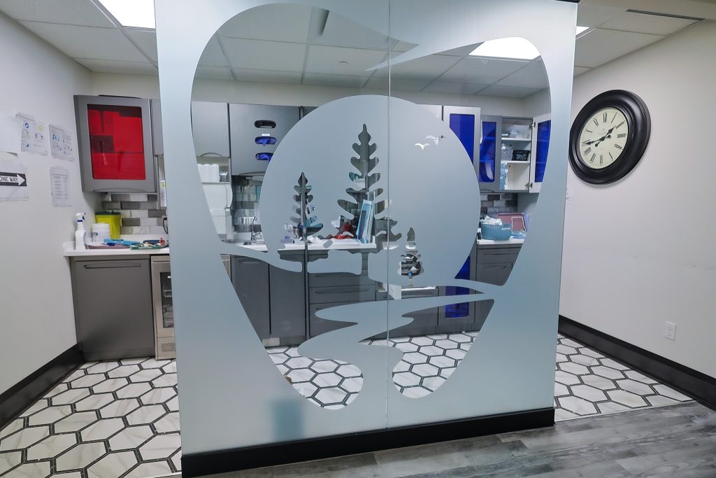 A view of the inside of our office. Learn more on our dental faqs page,
